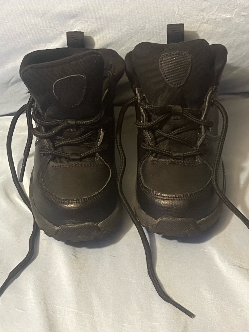 Nike Kids Black Lace-Up Manoa Boots